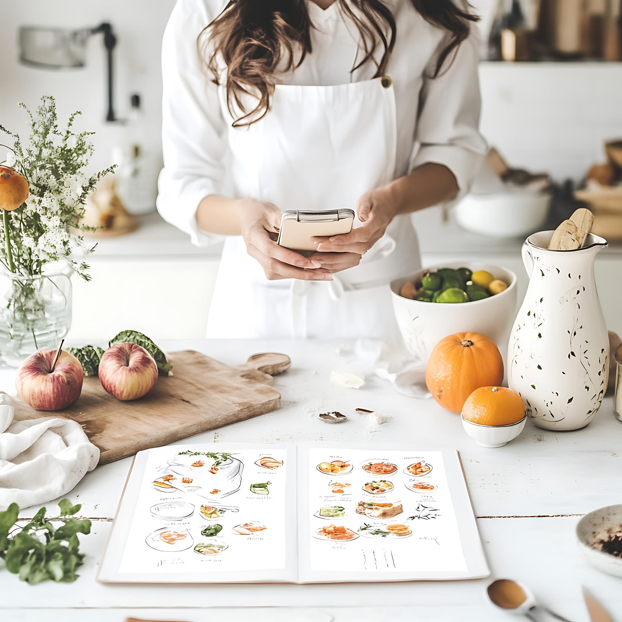 Esempio di menu creato per un corso